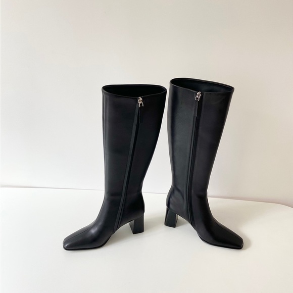 THE ROW Square Toe Knee High Boot (Women) - Picture 5 of 7